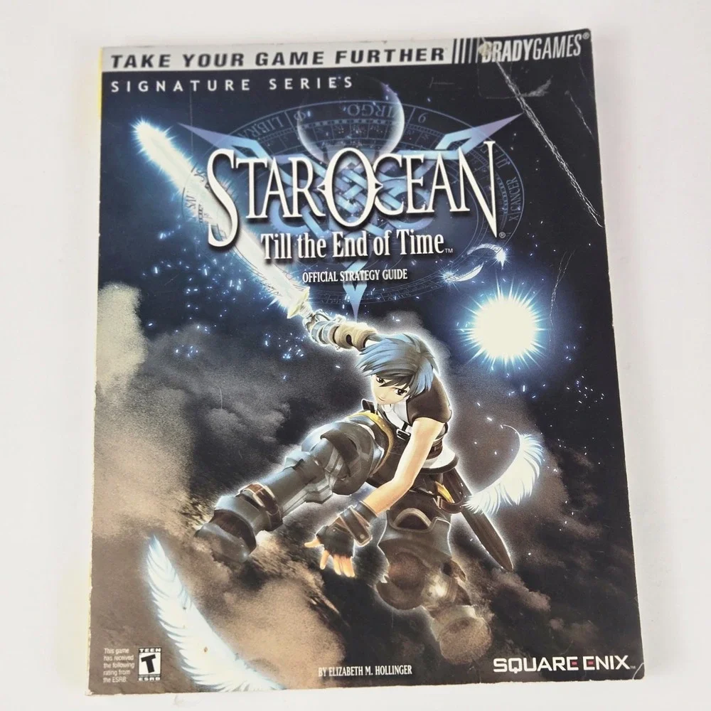 Star Ocean: Till the End of Time Official Strategy Guide Brady PS2 w/ Fold Out!